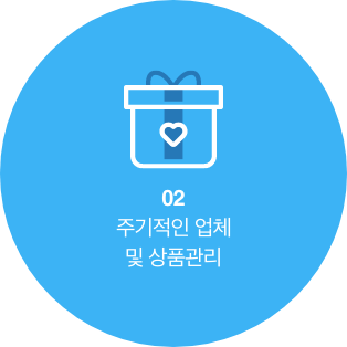 주기적인 업체 및 상품관리